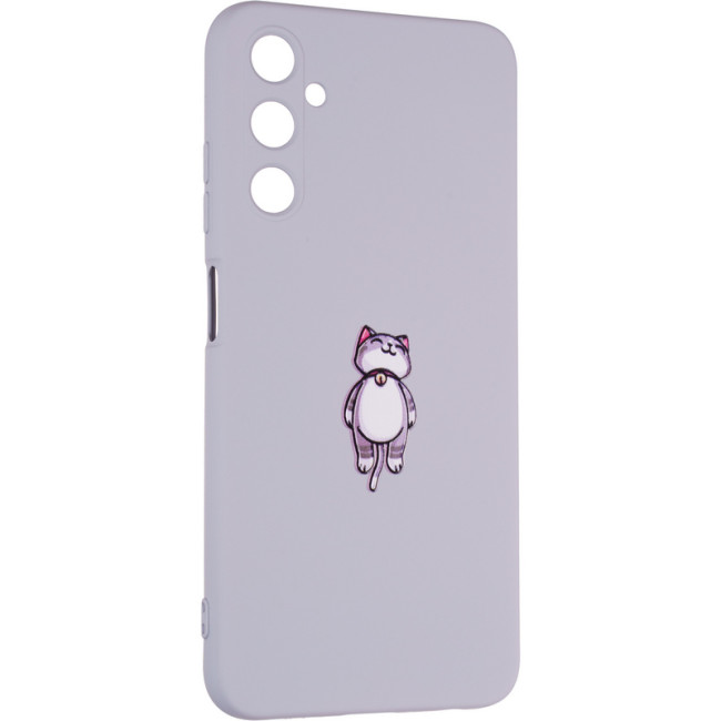 Чохол Full Soft Print Art Case для Samsung A057 (A05s) Cat