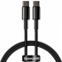 Кабель Baseus Tungsten Gold Type-C to Type-C 100W (CATWJ-A01) Black 2m