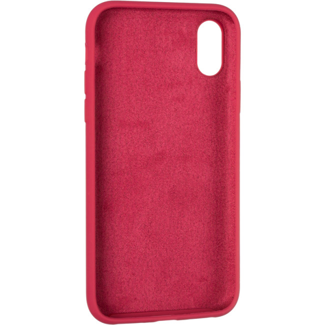 Чохол Original Full Soft Case для iPhone X/Xs (without logo) Garnet Чохол Original Full Soft Case для iPhone X/Xs (without logo) Garnet