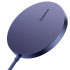 Бездротовий зарядний пристрій Baseus Simple Mini 3 Magnetic 15W (CCJJ040205) Dusty Purple