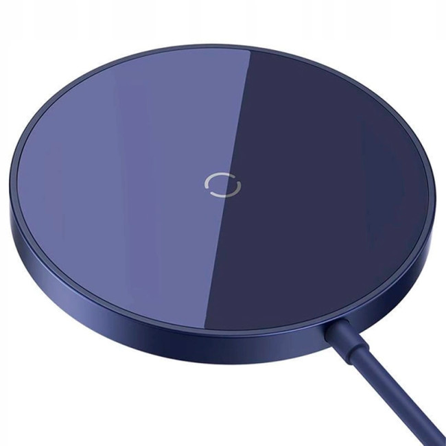 Бездротовий зарядний пристрій Baseus Simple Mini 3 Magnetic 15W (CCJJ040205) Dusty Purple