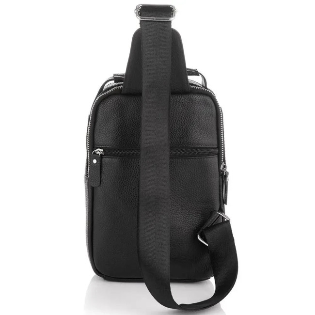 Слінг рюкзак чоловічий  шкіряний у класичному стилі TIDING BAG A25F-5519-1A