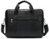 Шкіряна чоловіча  чорна сумка для ноутбука Tiding Bag RD-23134