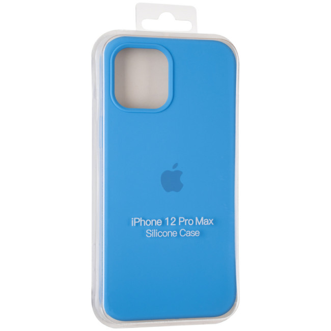 Чохол Original Full Soft Case для iPhone 12 Pro Max Marine Blue Чохол Original Full Soft Case для iPhone 12 Pro Max Marine Blue