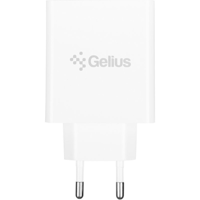 Мережевий зарядний пристрій Gelius X-Duo PRO 45W GP-HC053 + кабель Type-C/Type-C White