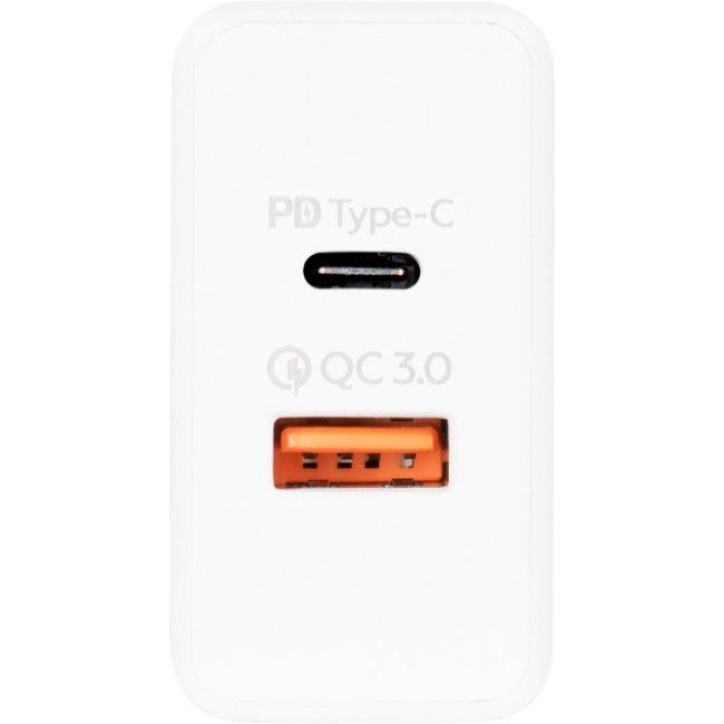 Мережевий зарядний пристрій Gelius X-Duo PRO 45W GP-HC053 + кабель Type-C/Type-C White