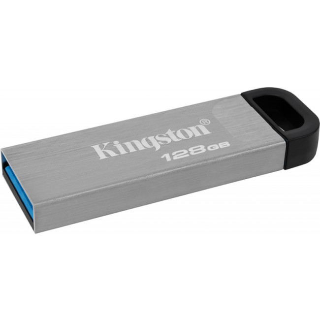 USB флеш накопичувач Kingston DT Kyson 128Gb USB 3.2 Silver/Black