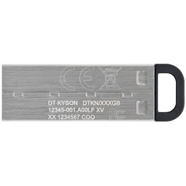 USB флеш накопичувач Kingston DT Kyson 128Gb USB 3.2 Silver/Black