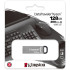 USB флеш накопичувач Kingston DT Kyson 128Gb USB 3.2 Silver/Black
