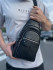 Шкіряний чоловічий слінг на плече TIDING BAG — MK65209