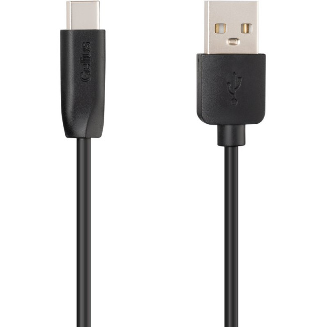 Кабель USB Gelius One GP-UC119 (1m) (12W) Type-C Black