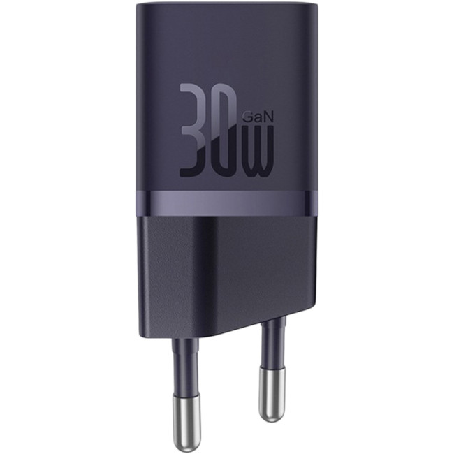 Мережевий зарядний пристрій Baseus GaN5 30W 1Type-C (CCGN070705) Purple