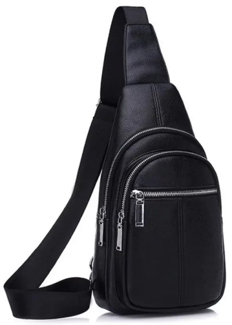 Шкіряний слінг чоловічий на плече TIDING BAG — MK 83423
