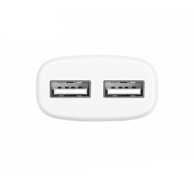 Мережевий зарядний пристрій Hoco C12 2USB (2.4A) White
