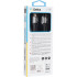 Кабель USB Gelius G-Power GP-UC103 Type-C/Type-C (1м) (60W) Black