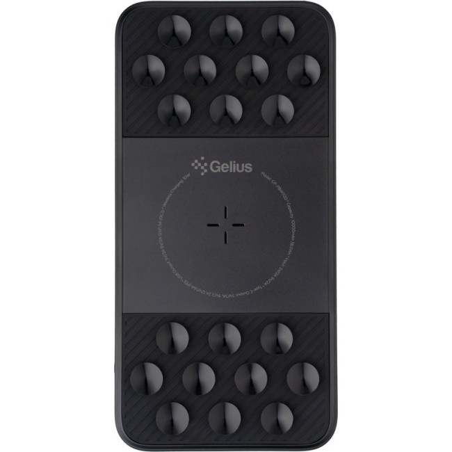 Додаткова батарея з бездротовою зарядкою Gelius Velcro GP-PBW1120 10000mAh QC+PD 20W (Wireless 10W) (Incredible series) Black