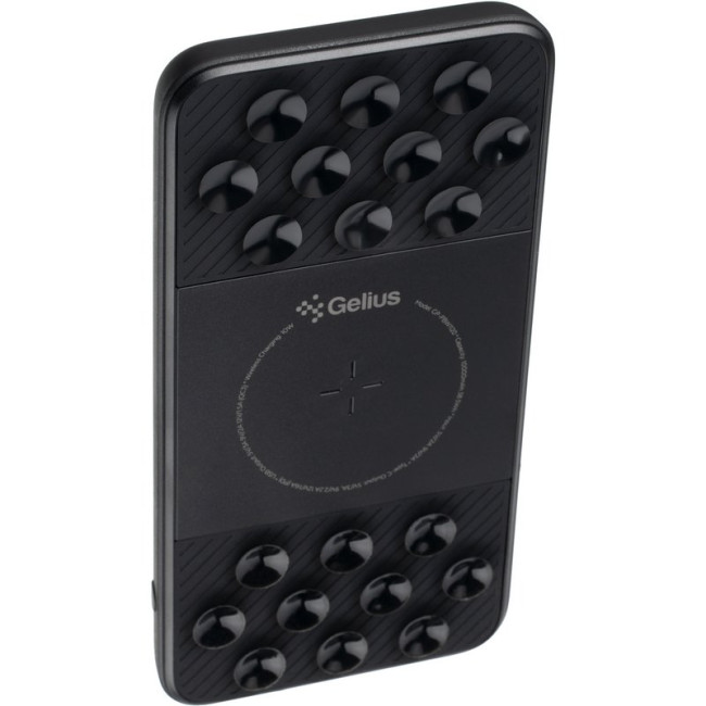 Додаткова батарея з бездротовою зарядкою Gelius Velcro GP-PBW1120 10000mAh QC+PD 20W (Wireless 10W) (Incredible series) Black