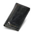 Чорний чоловічий купюрник на магнітах з натуральної шкіри ST Leather ST152