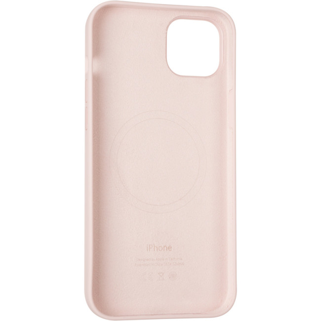 Чохол Original Full Soft Case (MagSafe) для iPhone 14 Plus Chalk Pink
