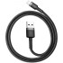 Кабель USB Baseus Cafule Lightning (CALKLF-AG1) Grey/Black 0.5m