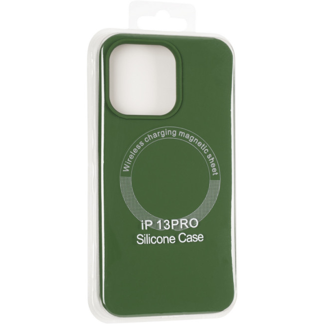 Чохол Full Soft Case (MagSafe) для iPhone 13 Pro Green Чохол Full Soft Case (MagSafe) для iPhone 13 Pro Green