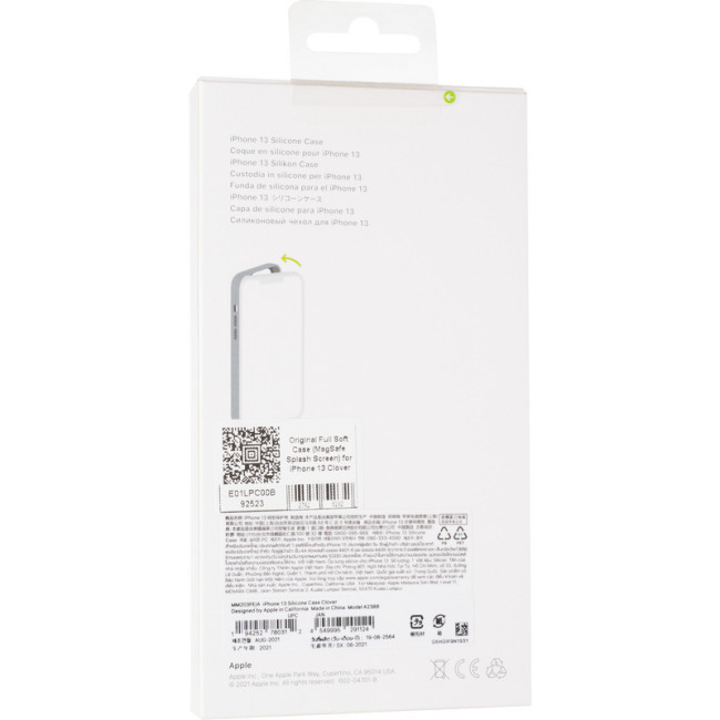 Чохол Original Full Soft Case (MagSafe Splash Screen) для iPhone 13 Clover