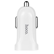 Автомобільний зарядний пристрій Hoco Z2 1USB + кабель iPhone 6 (1.5A) White