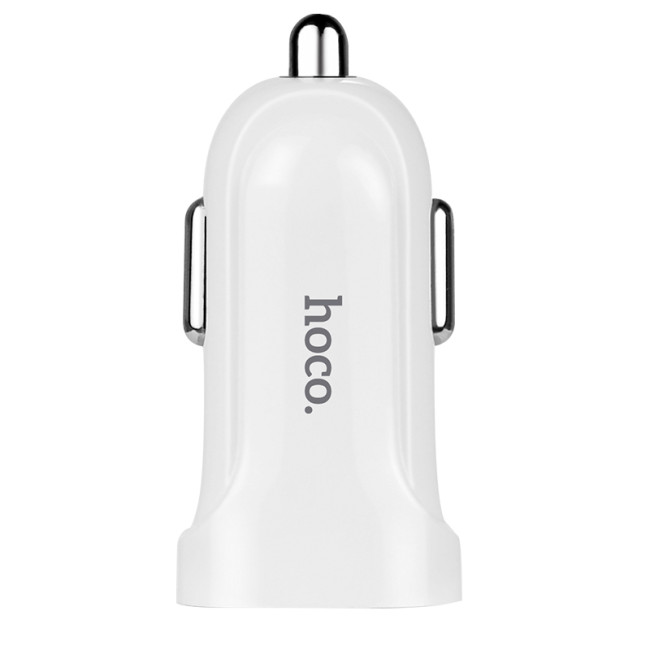 Автомобільний зарядний пристрій Hoco Z2 1USB + кабель iPhone 6 (1.5A) White