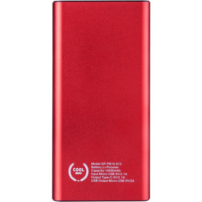Додаткова батарея Gelius Edge GP-PB10-013 10000mAh 10W Red