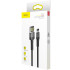 Кабель USB Baseus Cafule Lightning (CALKLF-GG1) Grey/Black 1m