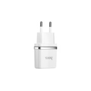 Мережевий зарядний пристрій Hoco C11 (1A) 1USB + кабель Lightning White