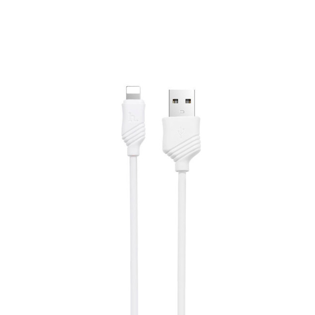 Мережевий зарядний пристрій Hoco C11 (1A) 1USB + кабель Lightning White