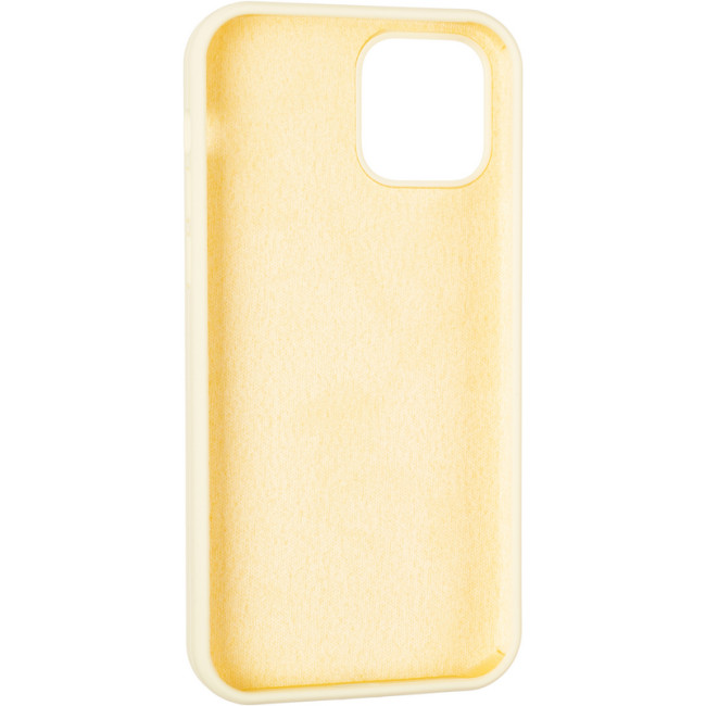 Чохол Original Full Soft Case для iPhone 12/12 Pro (without logo) Mellow Yellow Чохол Original Full Soft Case для iPhone 12/12 Pro (without logo) Mellow Yellow