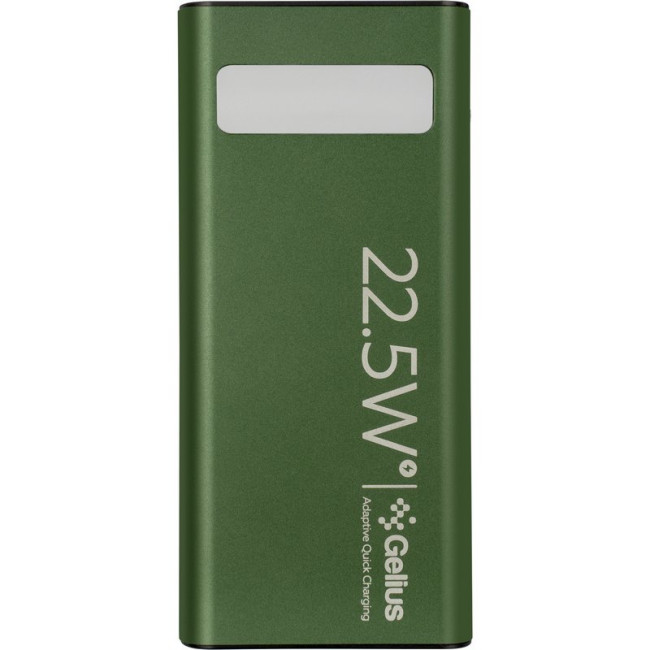 Додаткова батарея Gelius Lightstone GP-PB300 30000mAh QC+PD (22.5W) Green