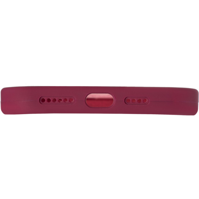 Чохол Original Full Soft Case для iPhone 12 Pro Max (without logo) Marsala Чохол Original Full Soft Case для iPhone 12 Pro Max (without logo) Marsala