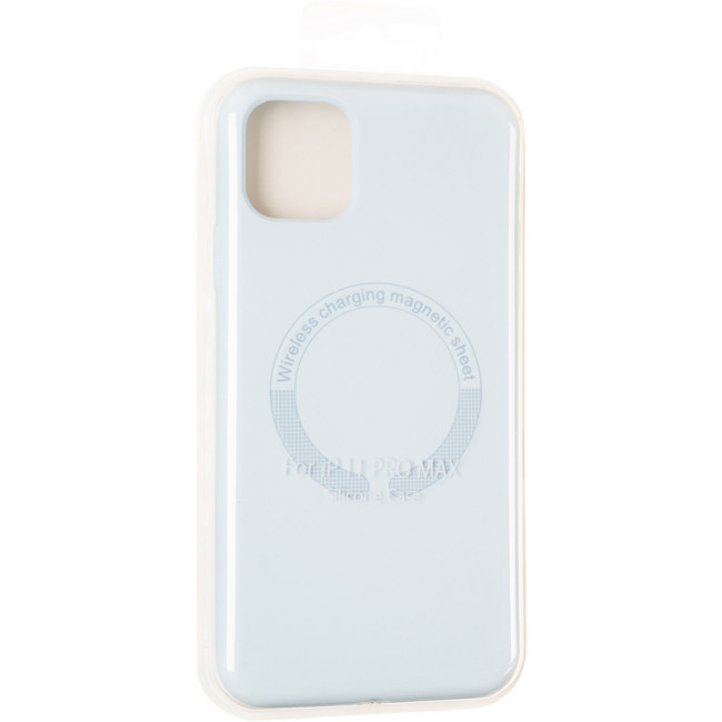 Чохол Full Soft Case (MagSafe) для iPhone 11 Pro Max Light Blue Чохол Full Soft Case (MagSafe) для iPhone 11 Pro Max Light Blue