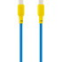Кабель USB Gelius Full Silicon GP-UCN001CC Type-C to Type-C (1.2m) (60W) Yellow/Blue