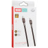 Кабель USB XO NB183B Type-C/Type-C 60W 1m Black