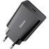 Мережевий зарядний пристрій Baseus Speed Mini 1Type-C 20W (CCFS-SN01) Black