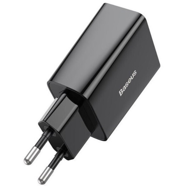Мережевий зарядний пристрій Baseus Speed Mini 1Type-C 20W (CCFS-SN01) Black