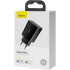 Мережевий зарядний пристрій Baseus Speed Mini 1Type-C 20W (CCFS-SN01) Black