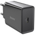 Мережевий зарядний пристрій Baseus Speed Mini 1Type-C 20W (CCFS-SN01) Black