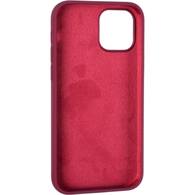 Чохол Original Full Soft Case для iPhone 12/12 Pro (without logo) Marsala Чохол Original Full Soft Case для iPhone 12/12 Pro (without logo) Marsala