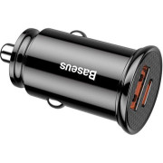 Автомобільний зарядний пристрій Baseus Circular Plastic A 1USB + Type-C PPS (5A) (CCALL-YS01) Black