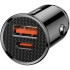Автомобільний зарядний пристрій Baseus Circular Plastic A 1USB + Type-C PPS (5A) (CCALL-YS01) Black