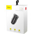 Автомобільний зарядний пристрій Baseus Circular Plastic A 1USB + Type-C PPS (5A) (CCALL-YS01) Black