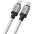 Кабель USB Baseus CoolPlay Series Type-C to Type-C (CAKW000202) 100W 1m White