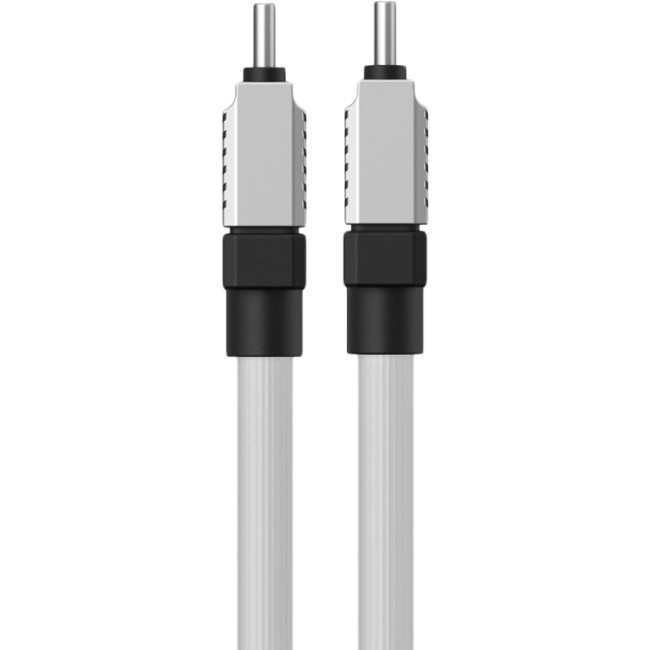 Кабель USB Baseus CoolPlay Series Type-C to Type-C (CAKW000202) 100W 1m White