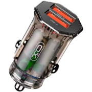 Автомобільний зарядний пристрій XO CC49 2USB 2.4A Brown