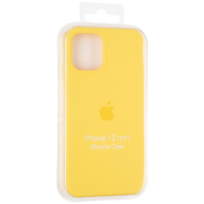 Чохол Original Full Soft Case для iPhone 12 Mini Canary Yellow Чохол Original Full Soft Case для iPhone 12 Mini Canary Yellow